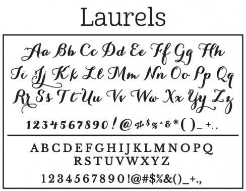 Laurels- Self-Inking Stamper - The Note House