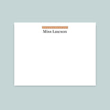 Math Teacher - Personalized Flat Note Card - The Note House