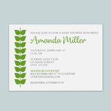 Modern Branches Shower - Custom Invitation - The Note House