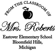 Mrs. Roberts Teacher - Self-Inking Stamper - The Note House