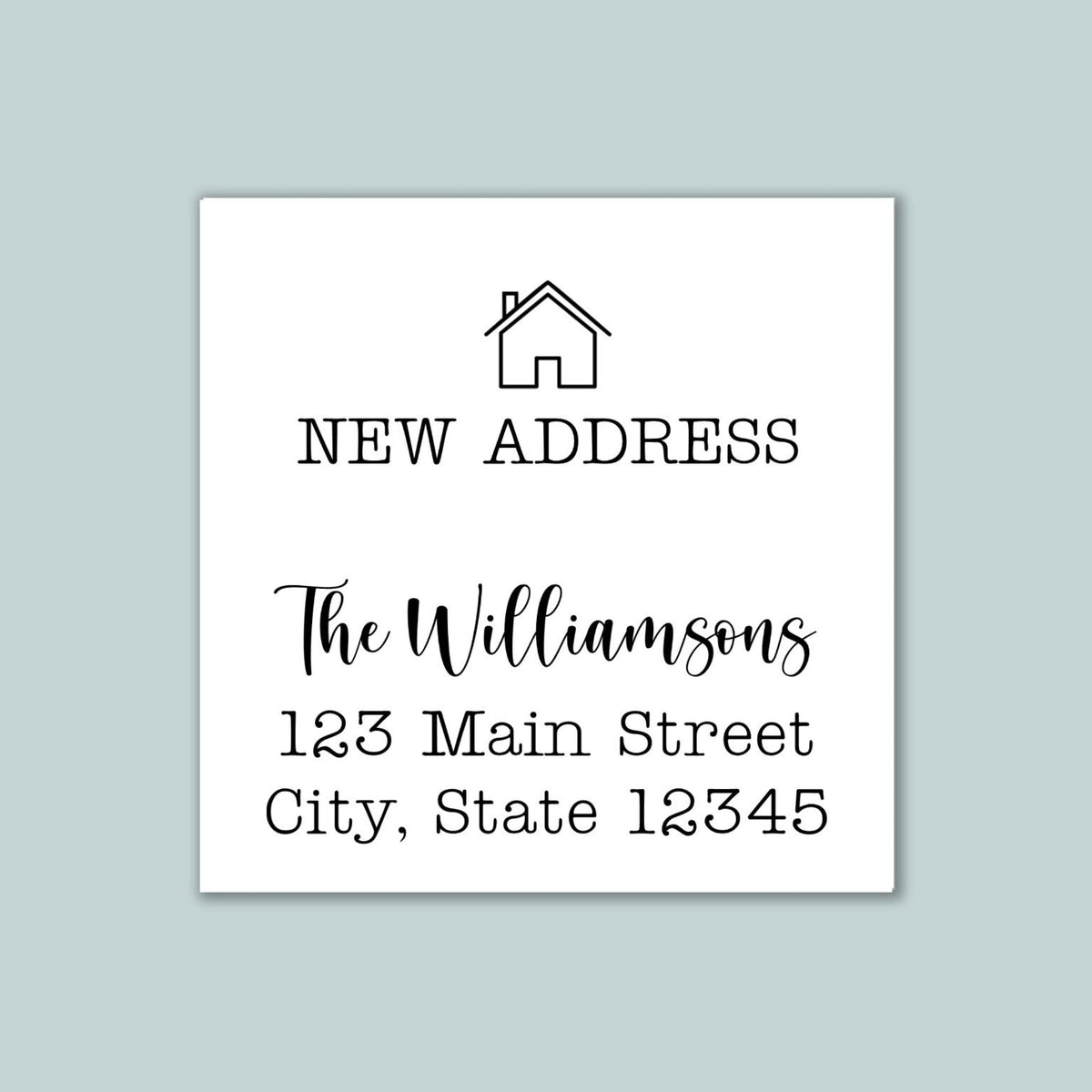 New Home - We've Moved Address Label - The Note House