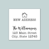 New Home - We've Moved Address Label - The Note House