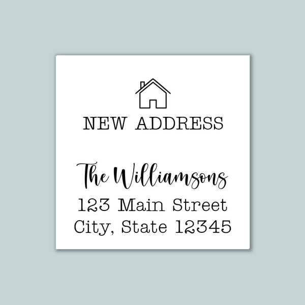 New Home - We've Moved Address Label - The Note House