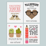 Puns - Personalized Valentine's Day Cards - The Note House