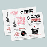 Retro - Classroom Valentine's Day Cards - Printable Instant Download - The Note House