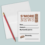 S'more Camp News - Fill-in-the Blank Camp Notes - The Note House
