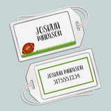 Sports - Personalized Acrylic Luggage Tag - The Note House