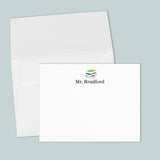 Teacher Books - Personalized Flat Note Card - The Note House