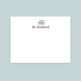 Teacher Books - Personalized Flat Note Card - The Note House