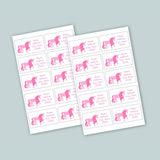 Unicorn - Personalized Lined Letter Writing Stationery - The Note House