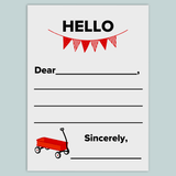 Wagon - Lined Note Cards - The Note House