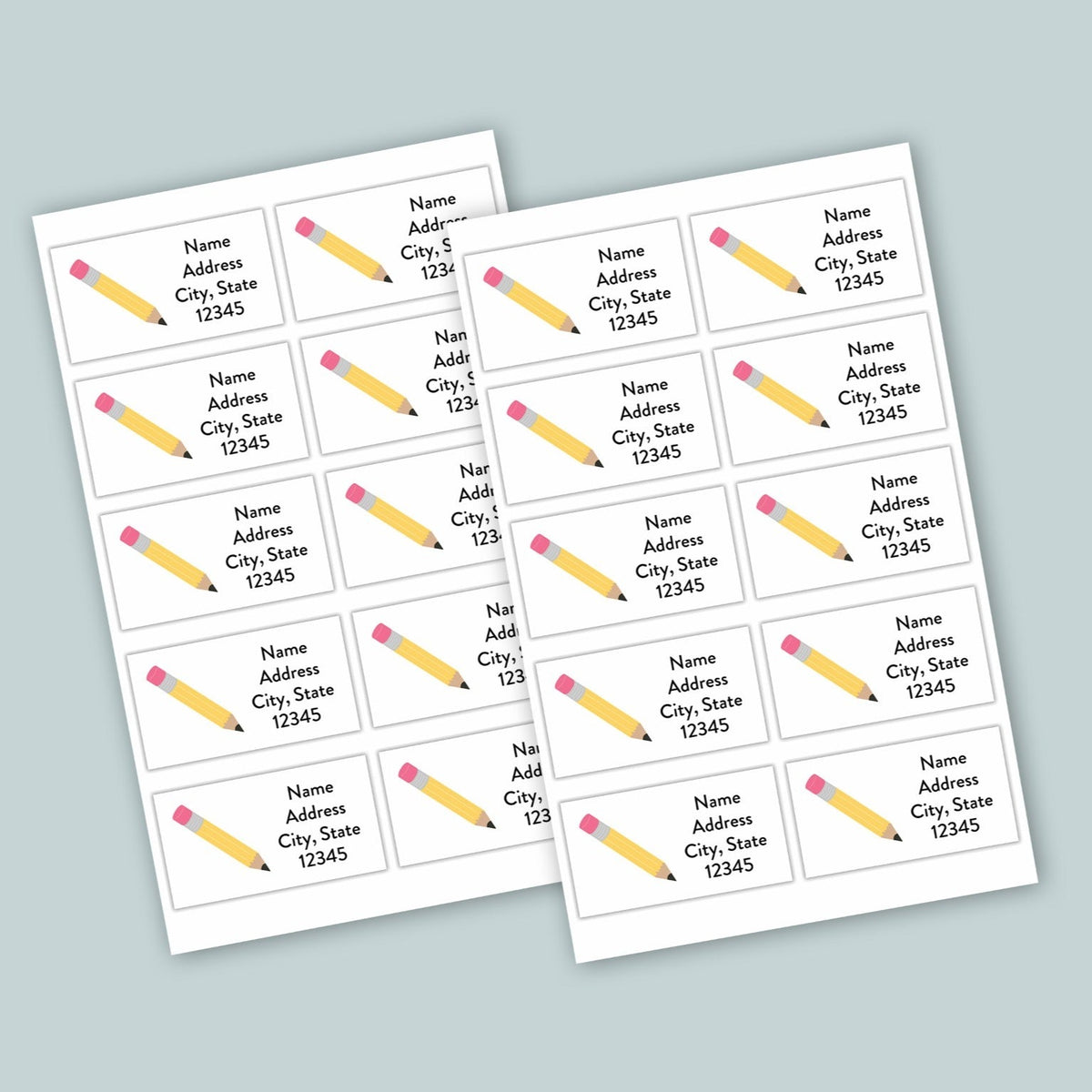 Yellow Pencil - Personalized Fill-in Letter Template - The Note House