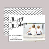 Zigzag - Personalized Photo Card - The Note House