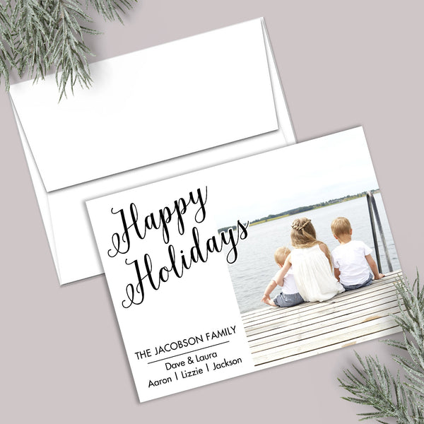 Zigzag - Personalized Photo Card - The Note House